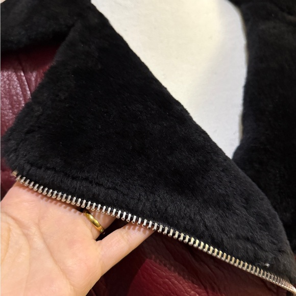 Burgundy Leather Jacket - Picture 10 of 15